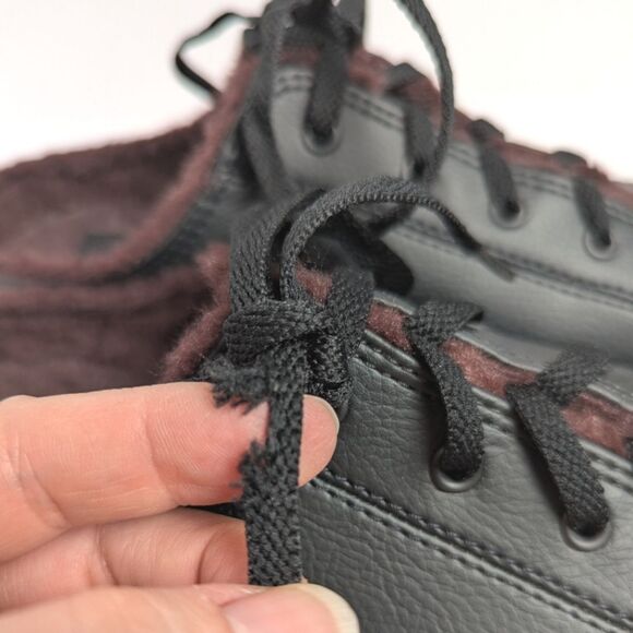 Converse All Star Black Currant Dainty Faux Fur Mules Sneaker Slip Ons Womens 7 - Picture 8 of 8